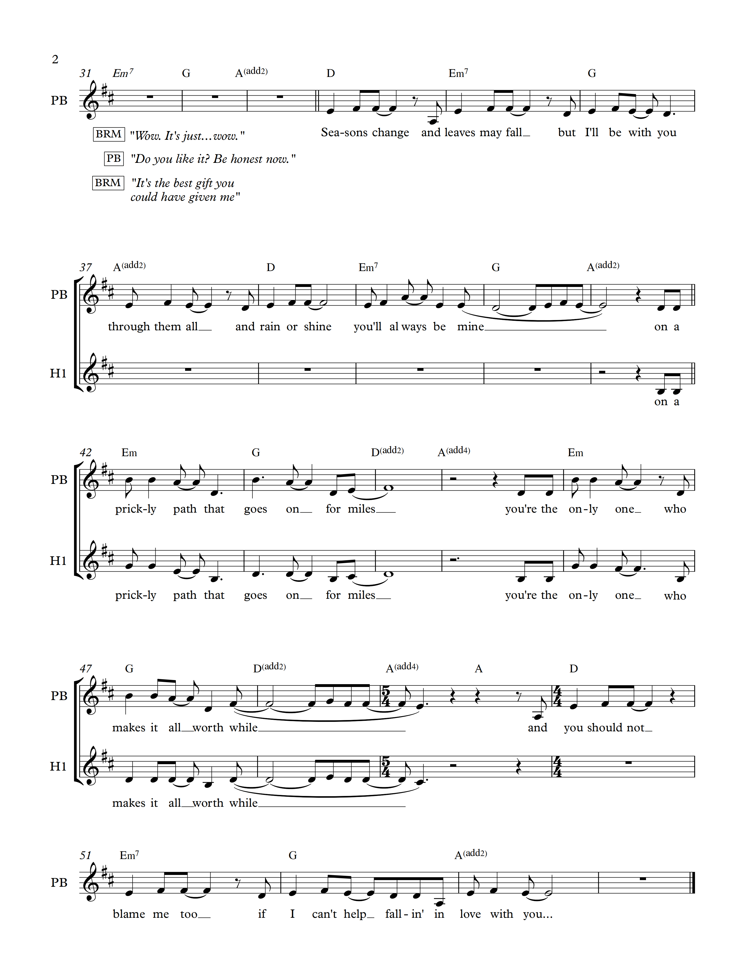 Score page 2